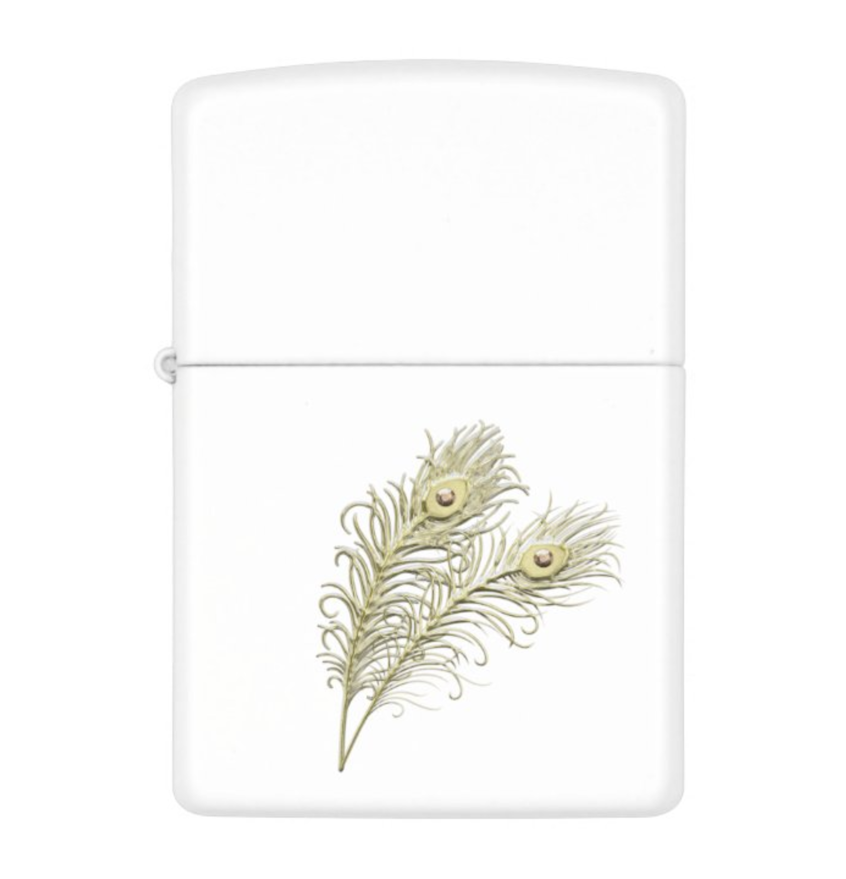 Peacock Feathers Zippo Lighter