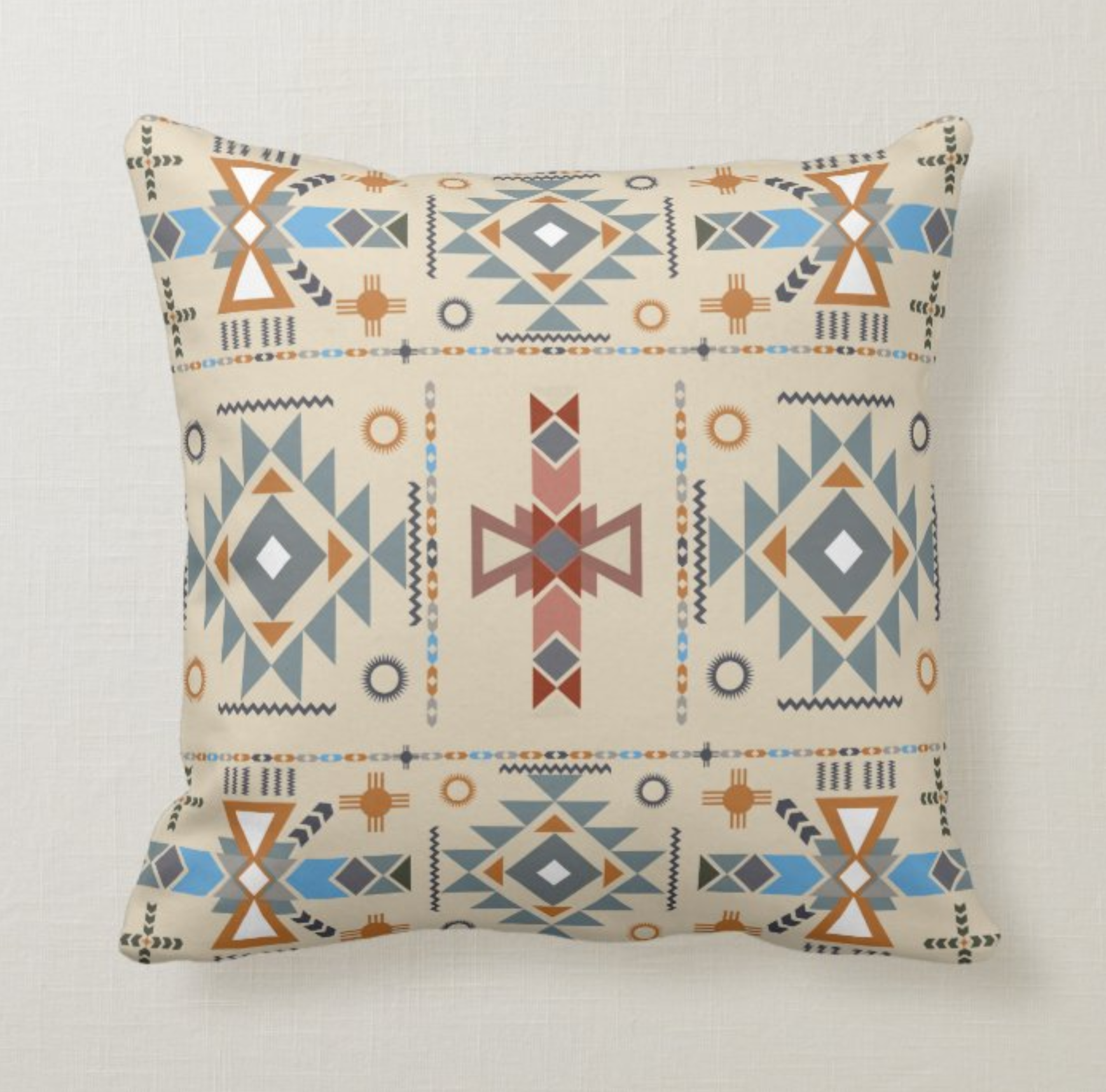 Native American Throw Pillow