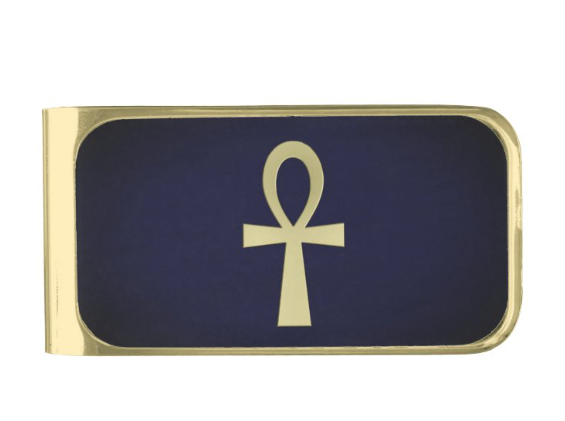 Ankh Key Of Life Gold Finish Money Clip