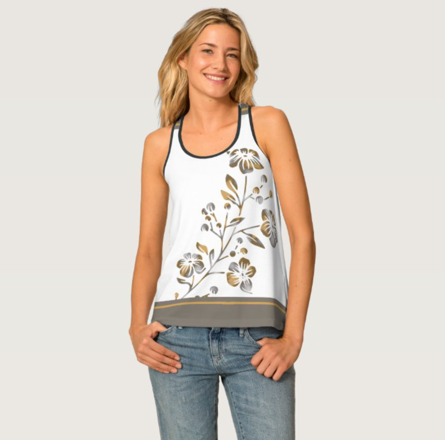 Floral Tank Top