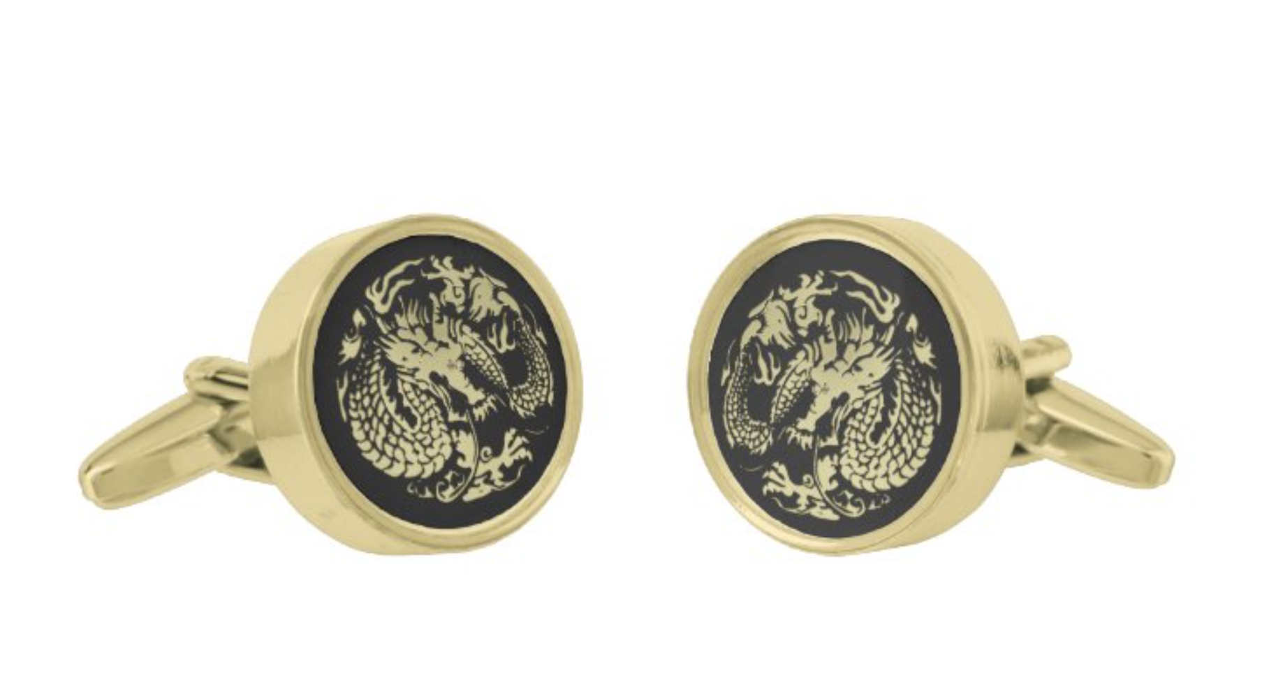 Gold Dragon Cufflinks