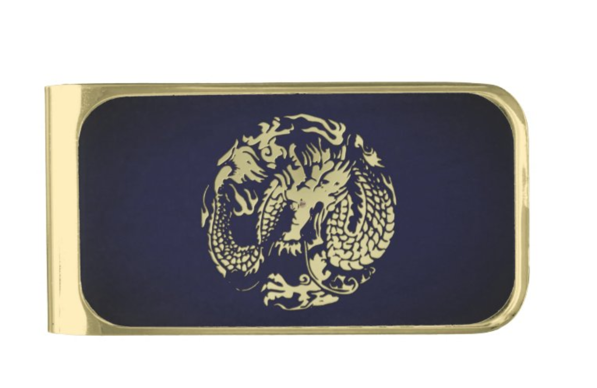 Gold Dragon Gold Finish Money Clip