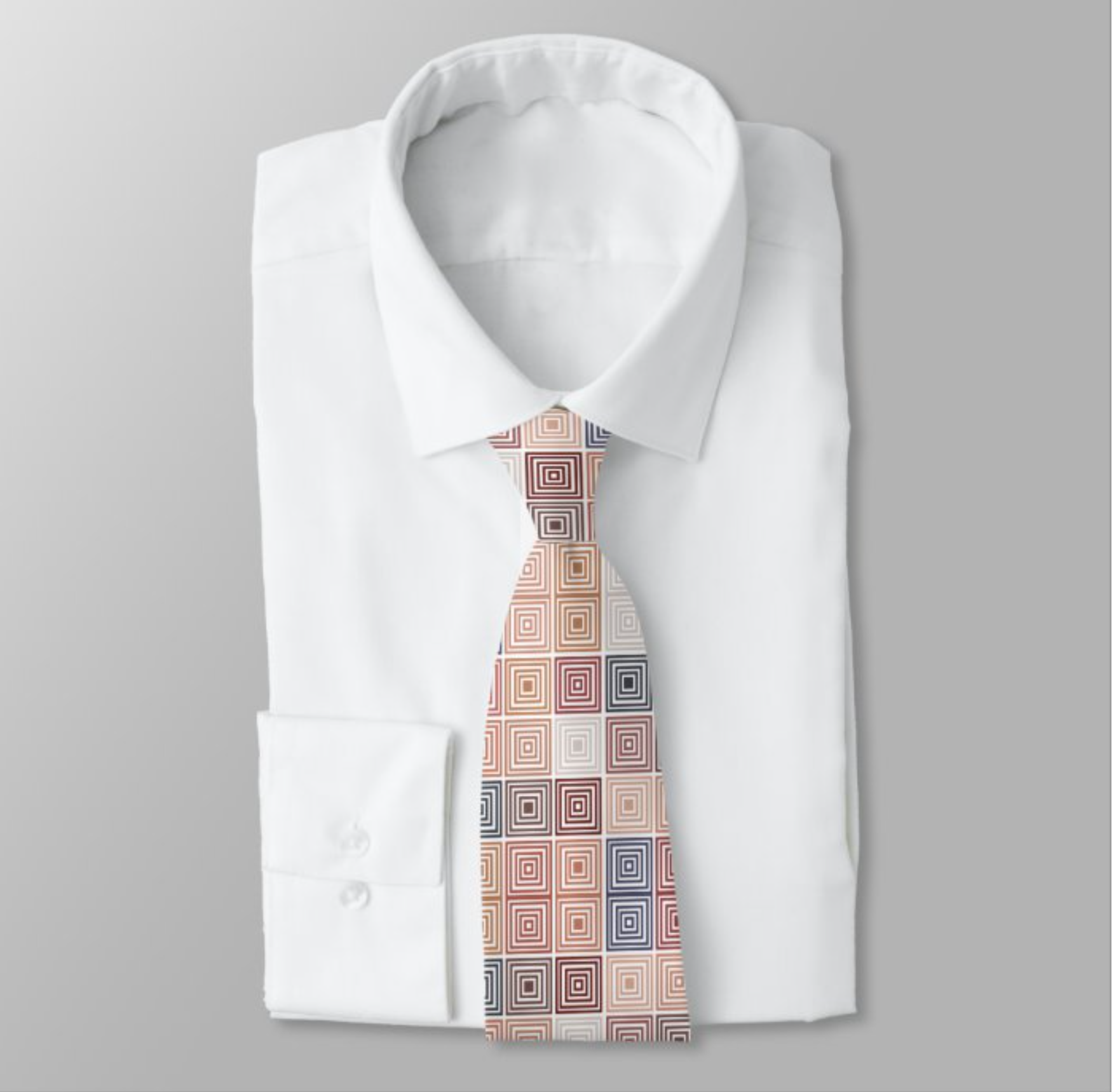 Square Pattern Neck Tie