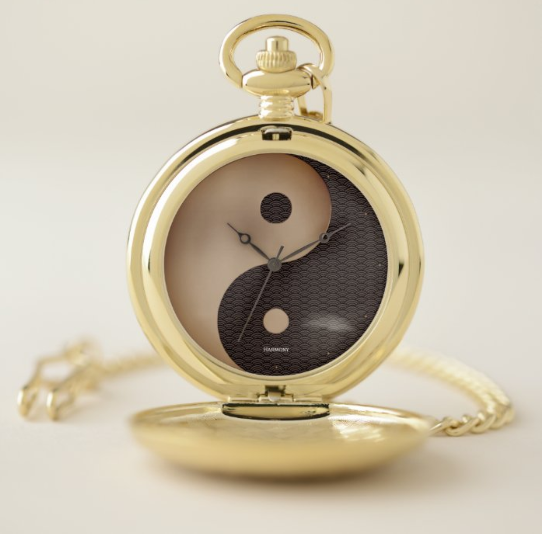 Yin Yang Pocket Watch