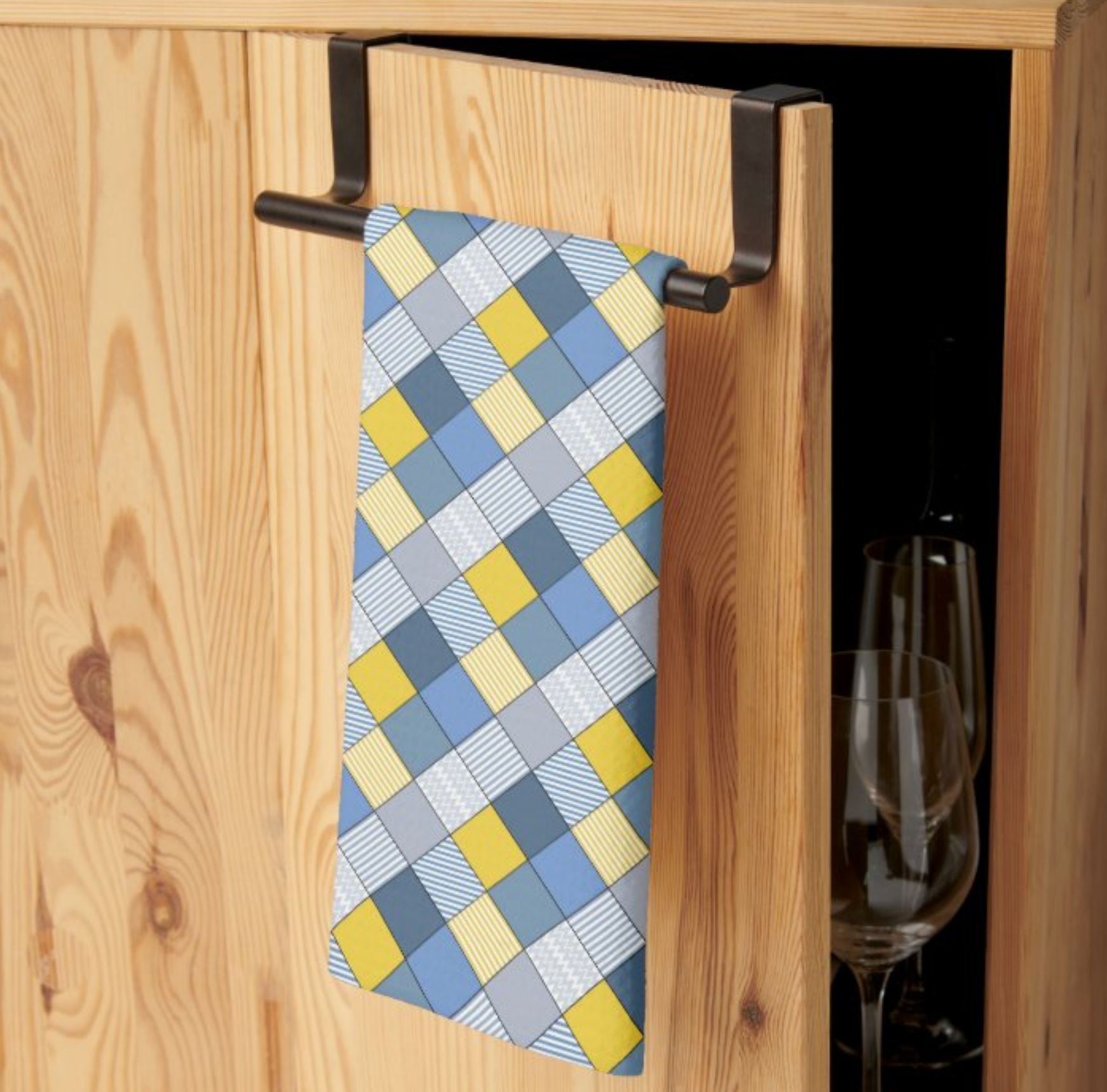 Geometrical Pattern Kitchen Towel