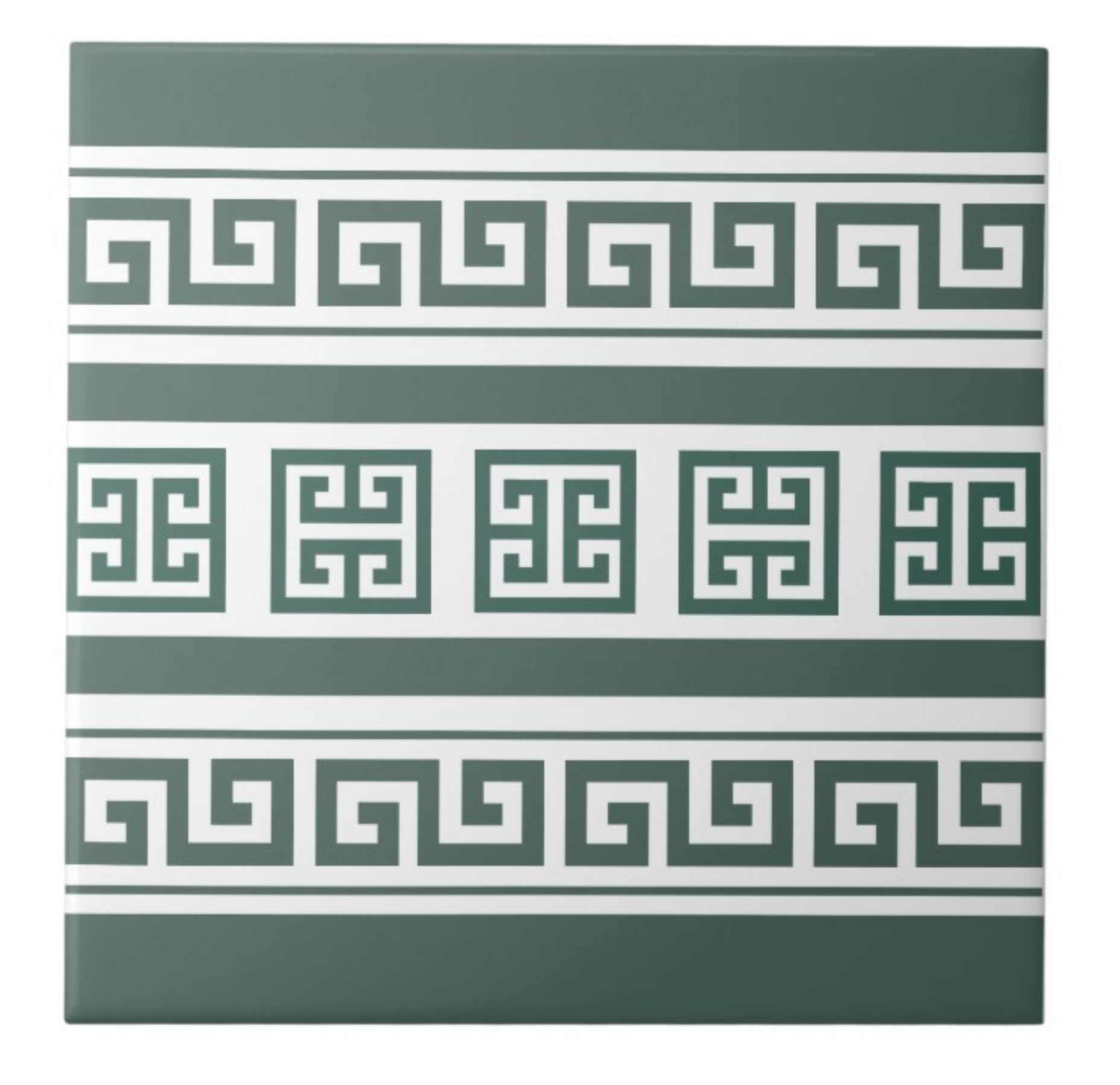 Greek Key Ceramic Tile