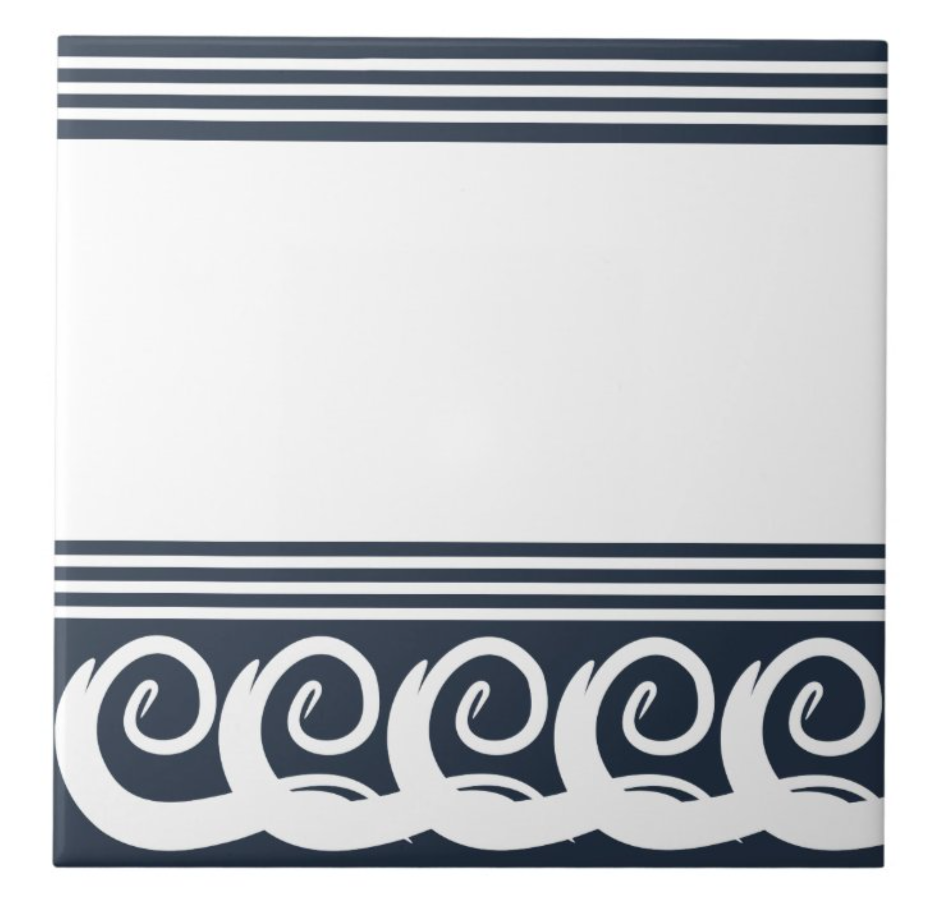 Modern Meander Ceramic Tile