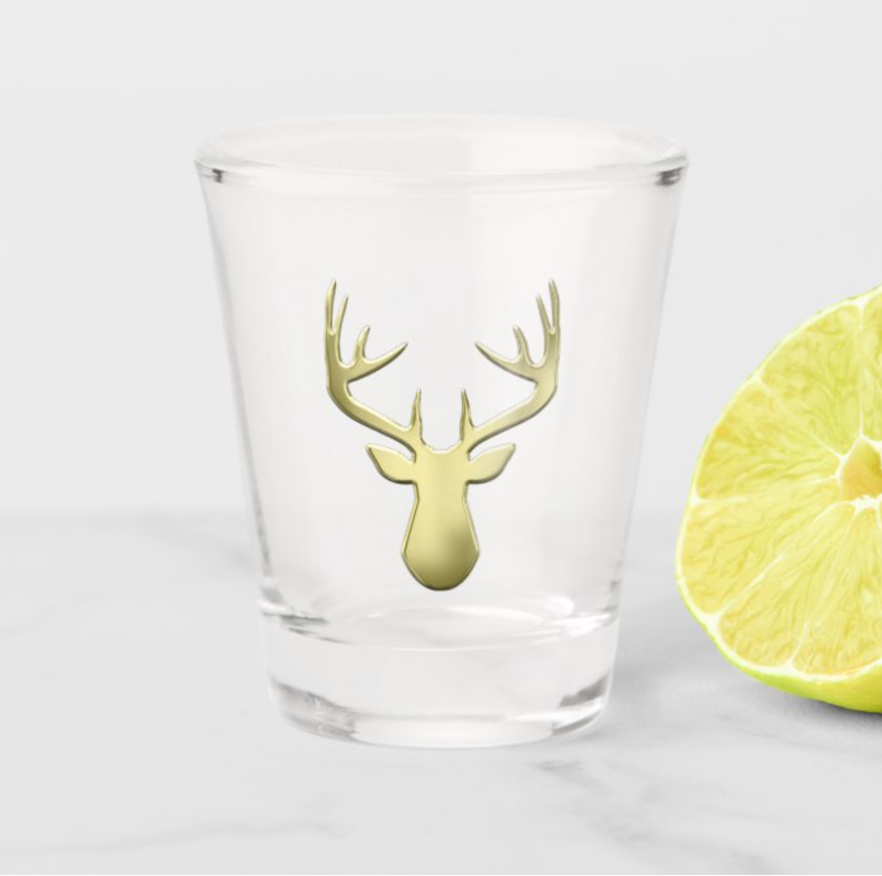 Deer Head Shot Glass