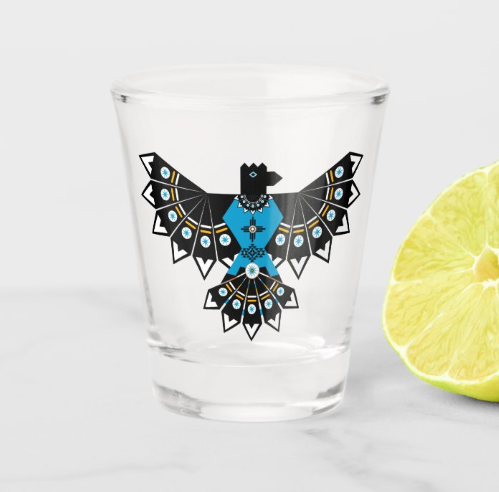 Native Eagle Shot Glass