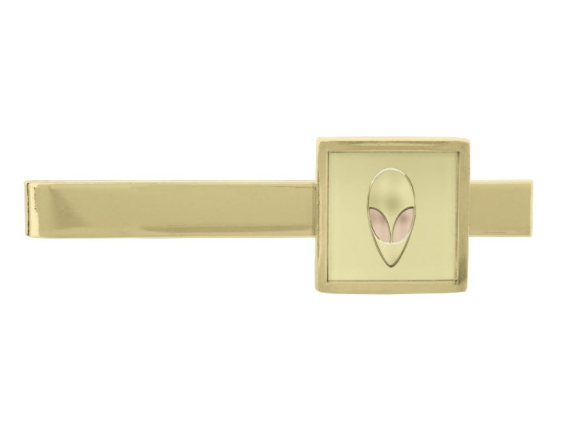 Gold Alien Gold Finish Tie Bar