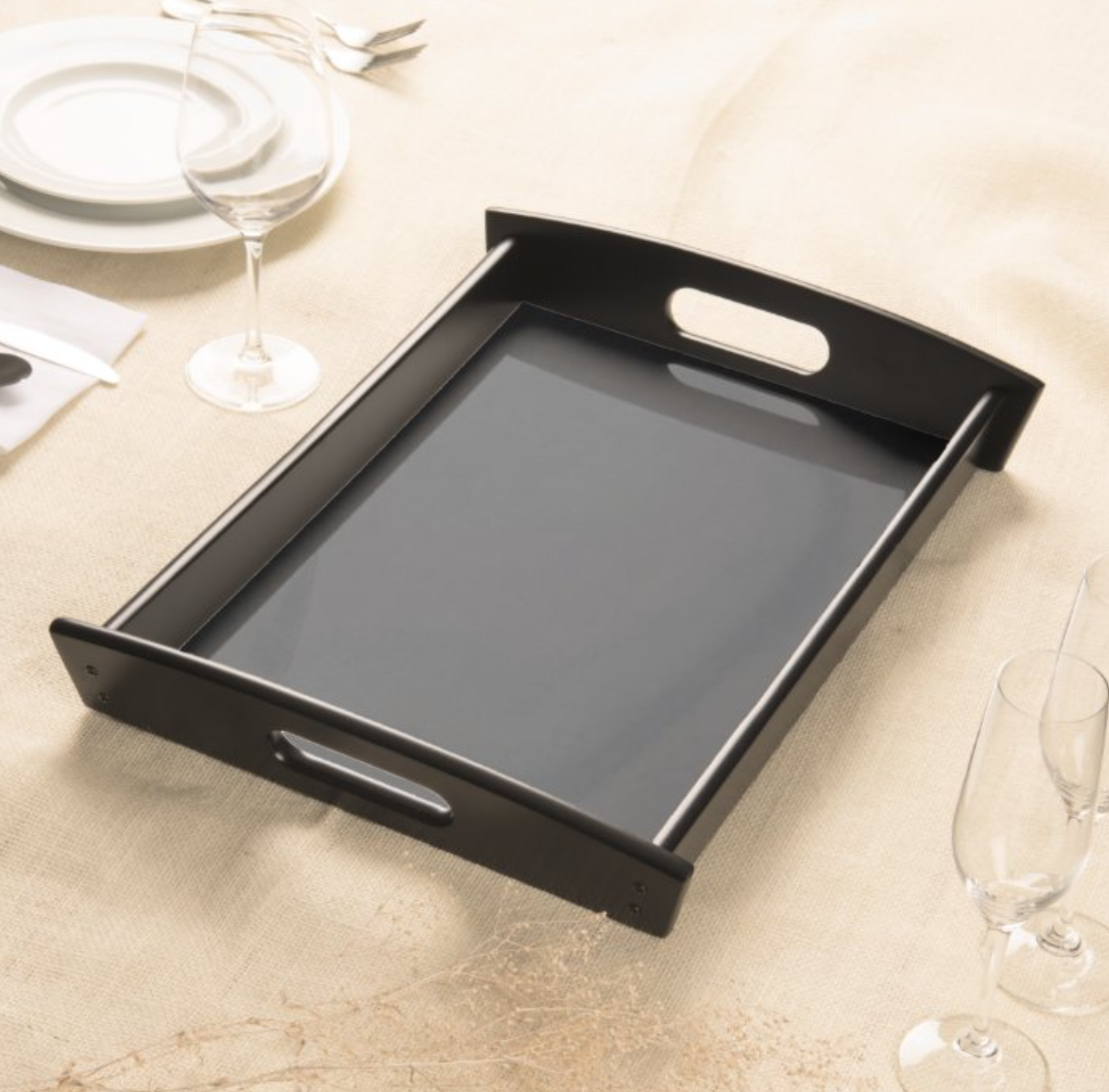 Black Slate Serving Tray