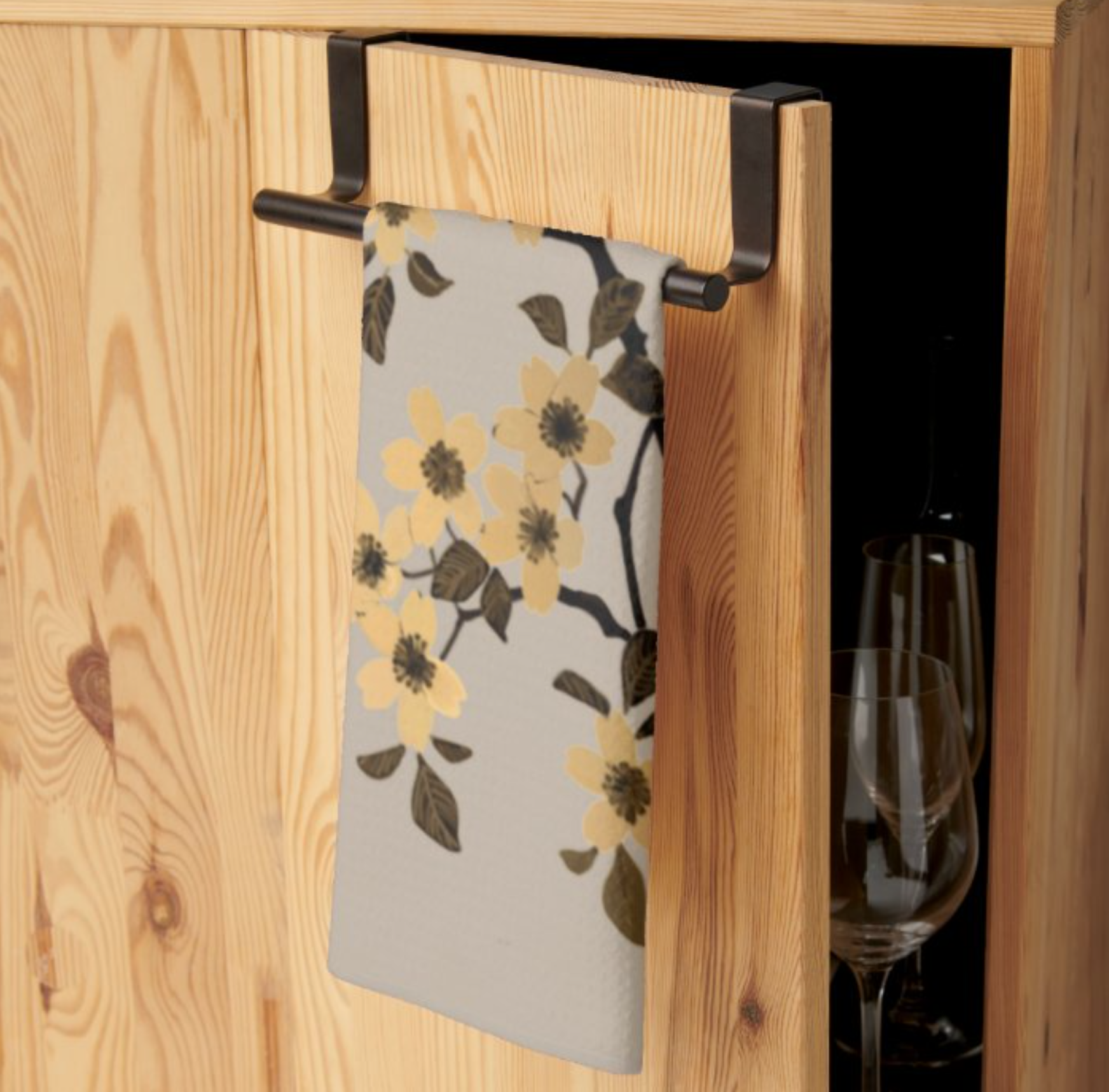 Cherry Blossom Kitchen Towel