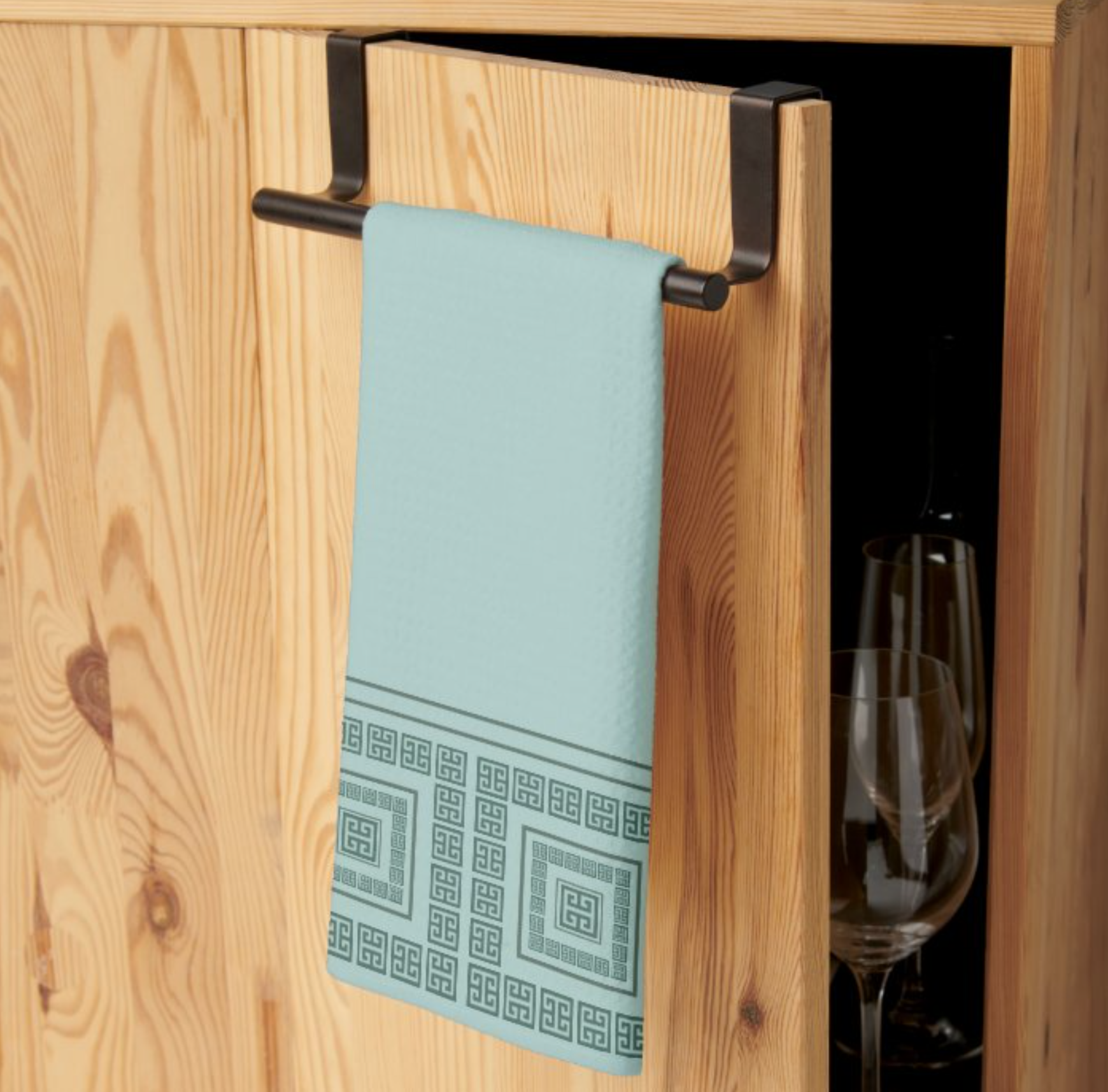 Greek Meander Kitchen Towel