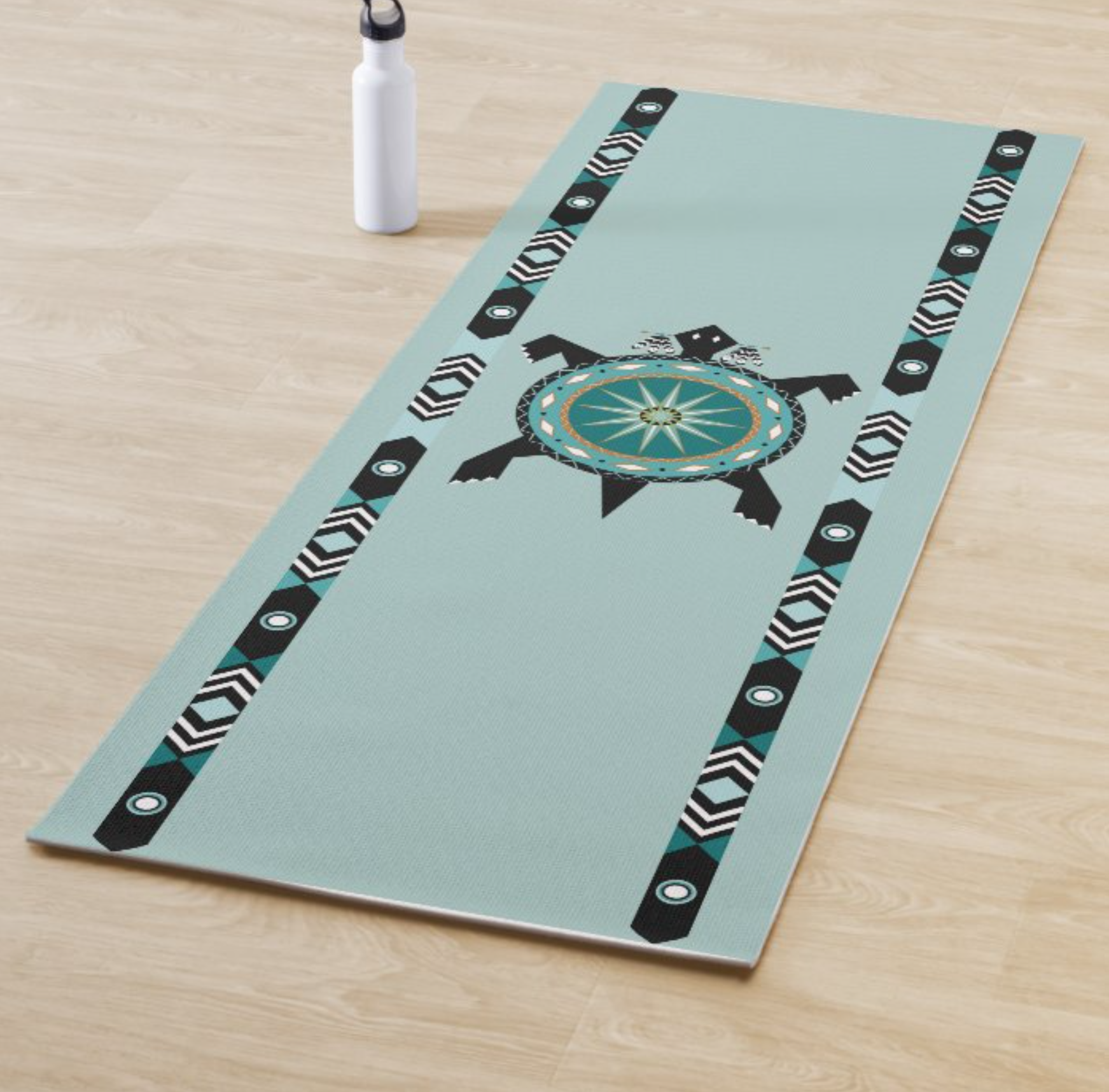 Native Turtle Yoga Mat