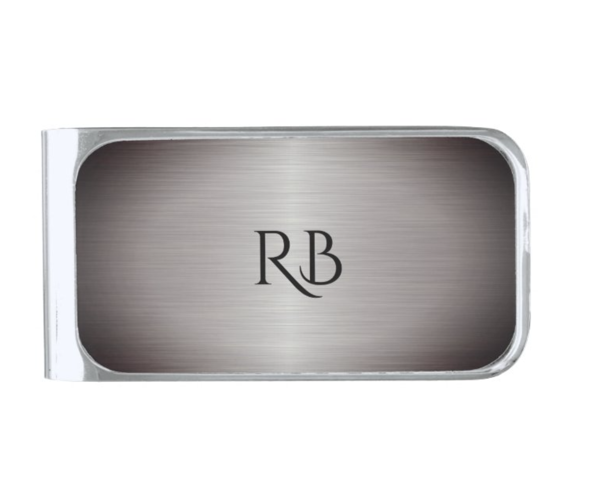 Silver Metallic Money Clip