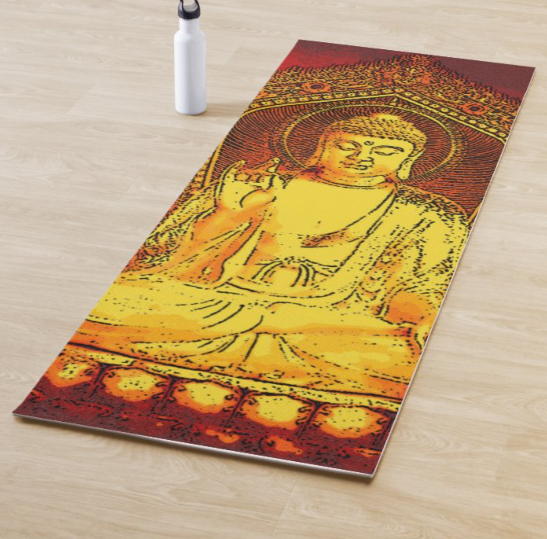 Zen Buddhism Yoga Mat