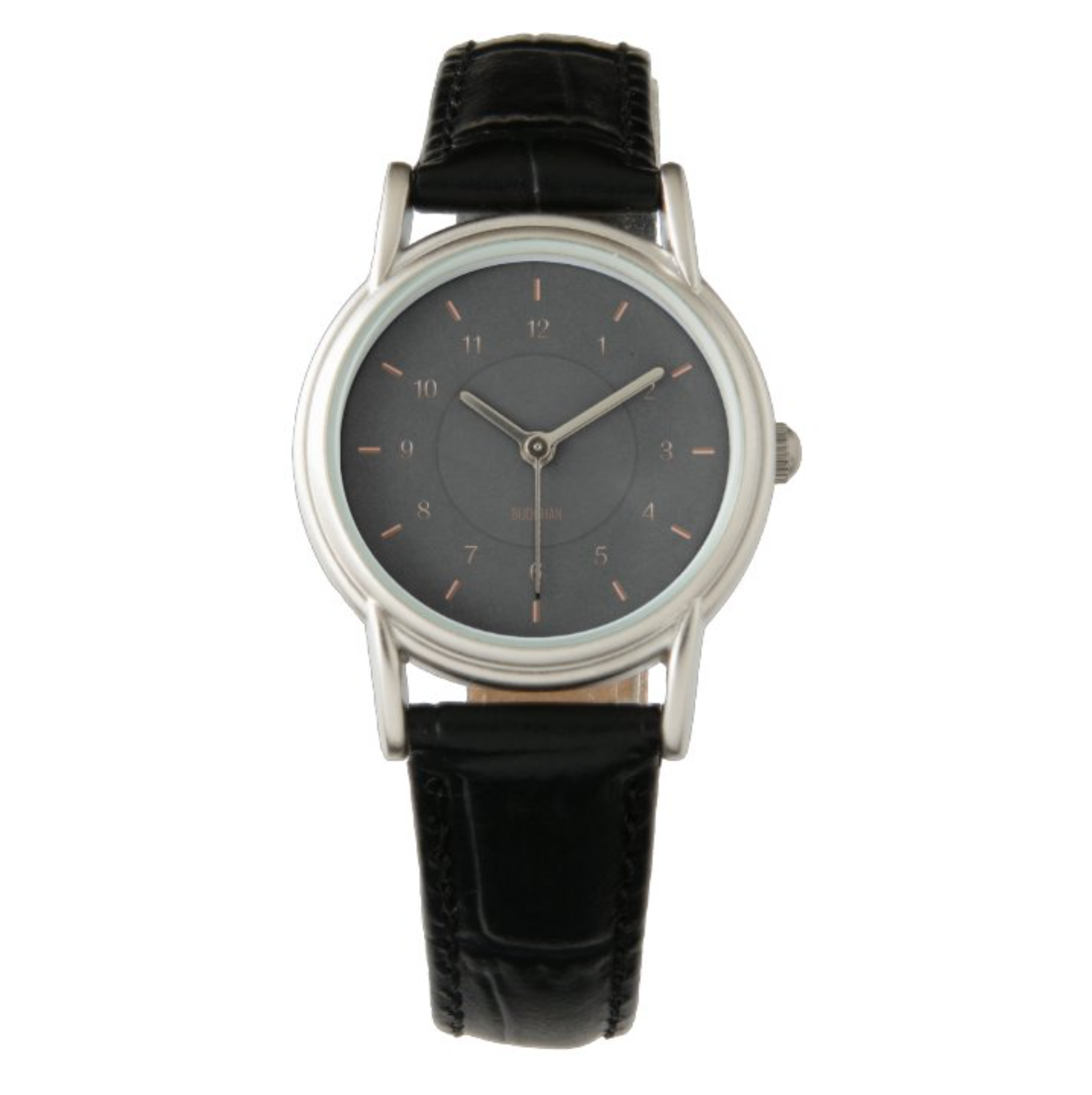 Modern Black Faux Watch