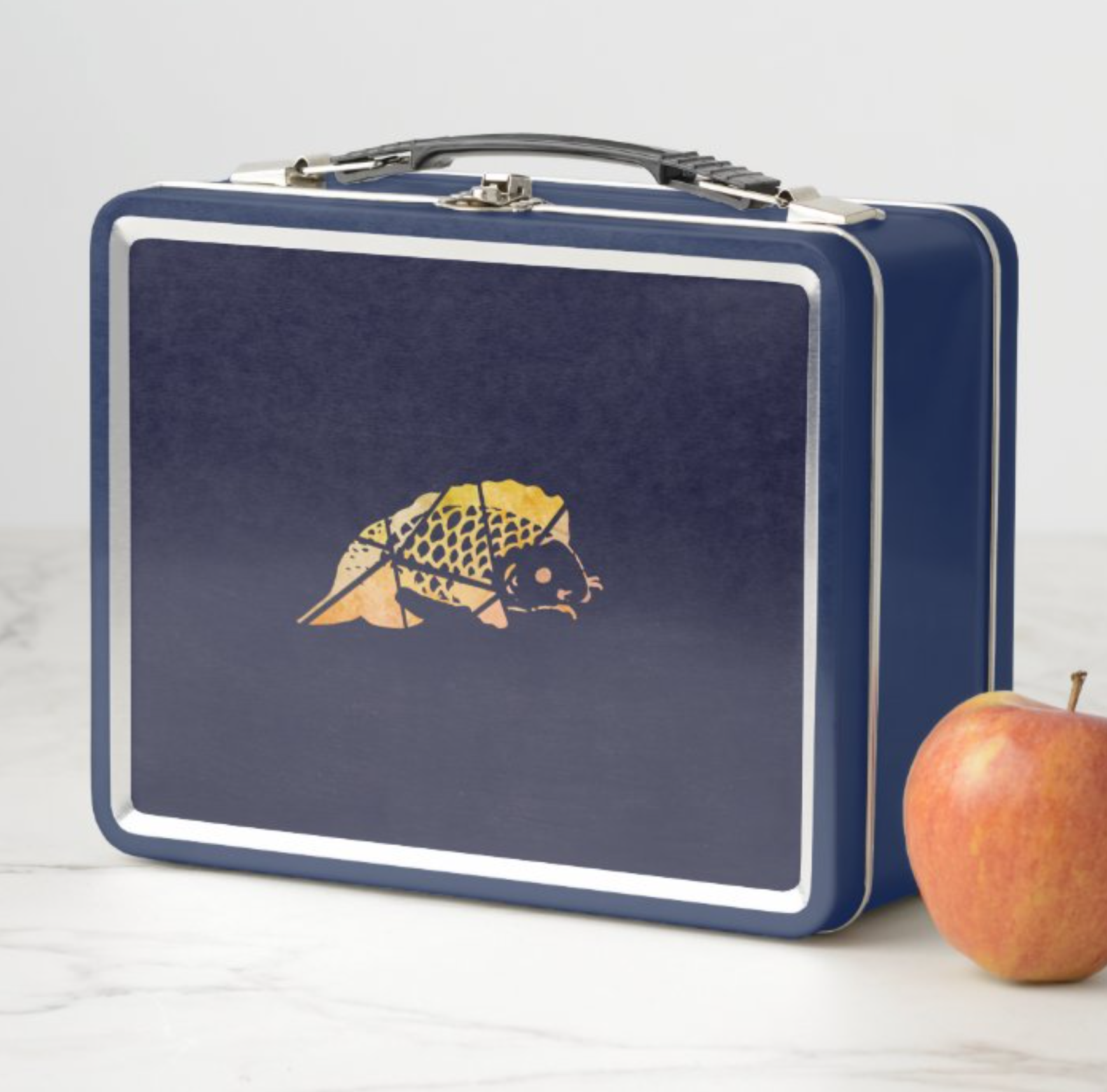 Koi Fish Metal Lunch Box