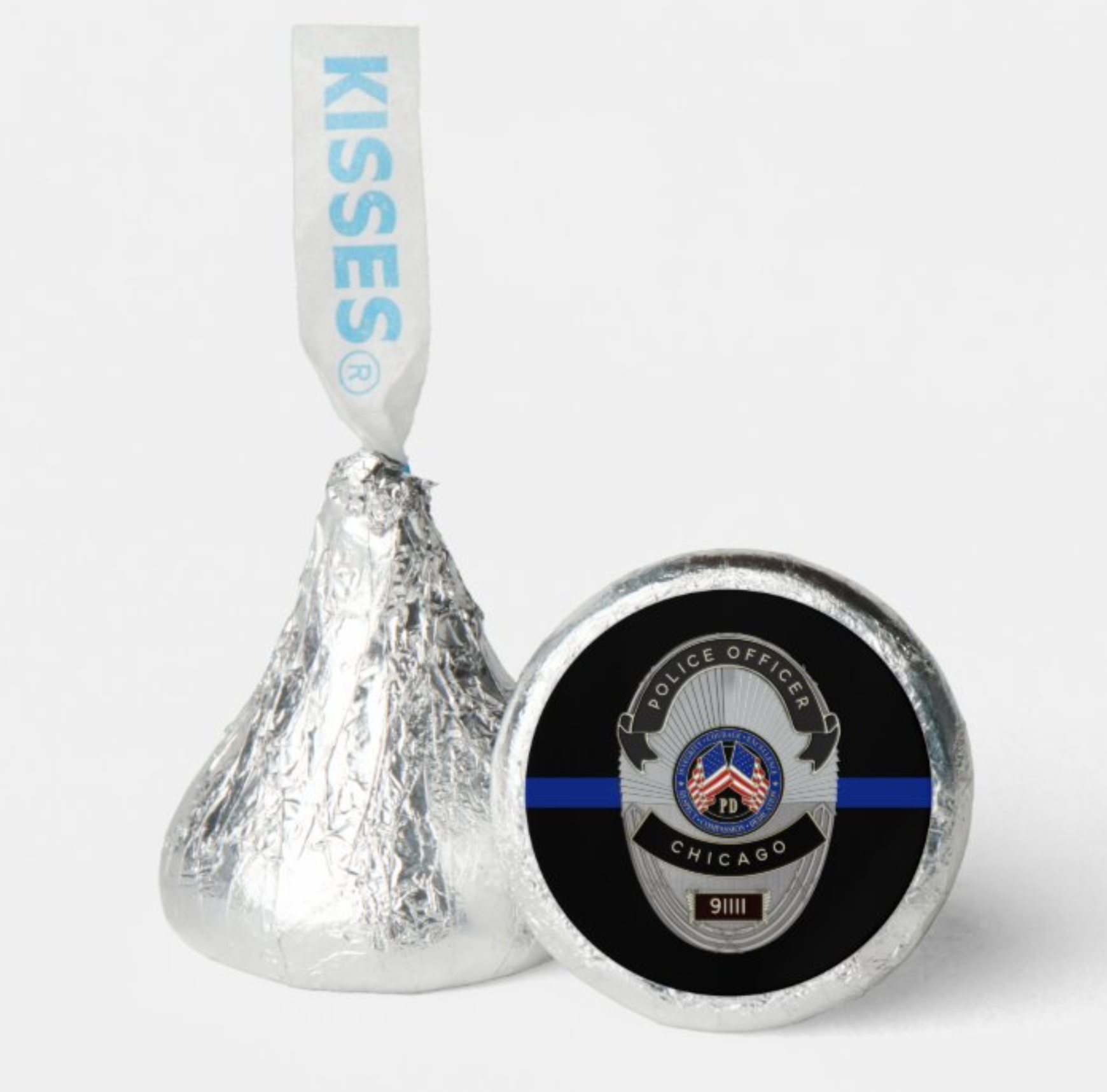 Thin Blue Line Hershey's Candy Favors