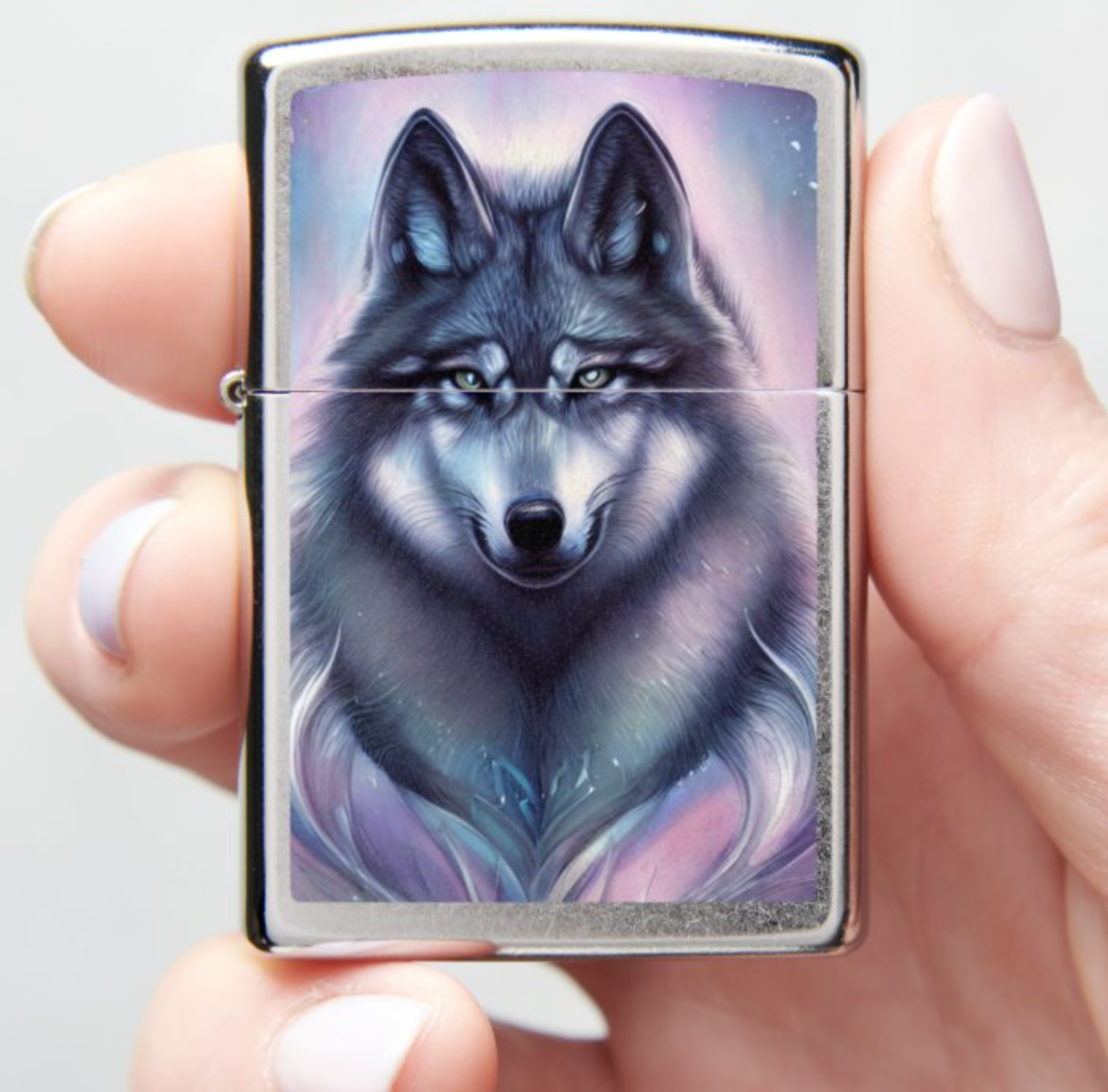 Magical Wolf Zippo Lighter