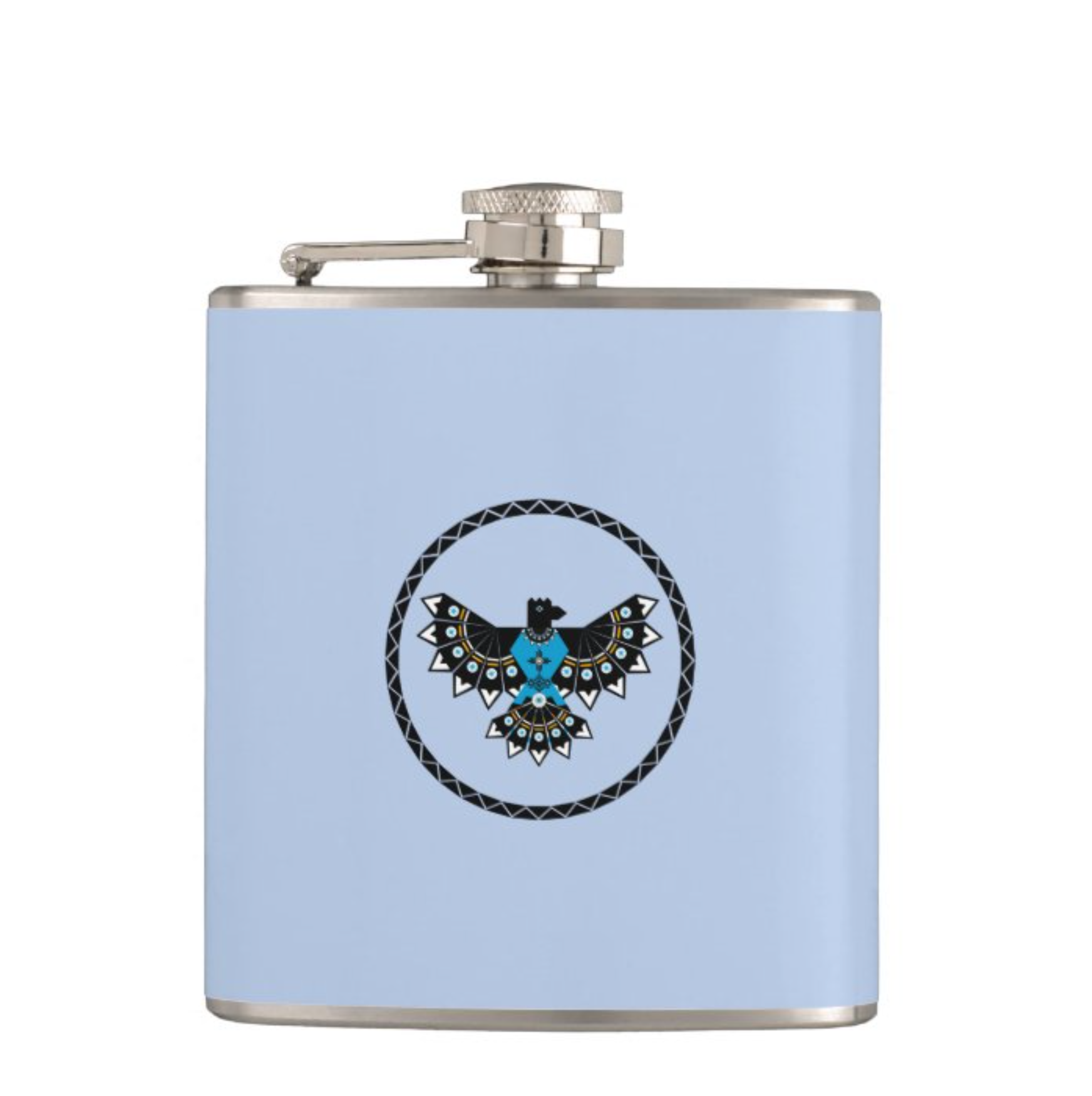 Native Eagle Flask