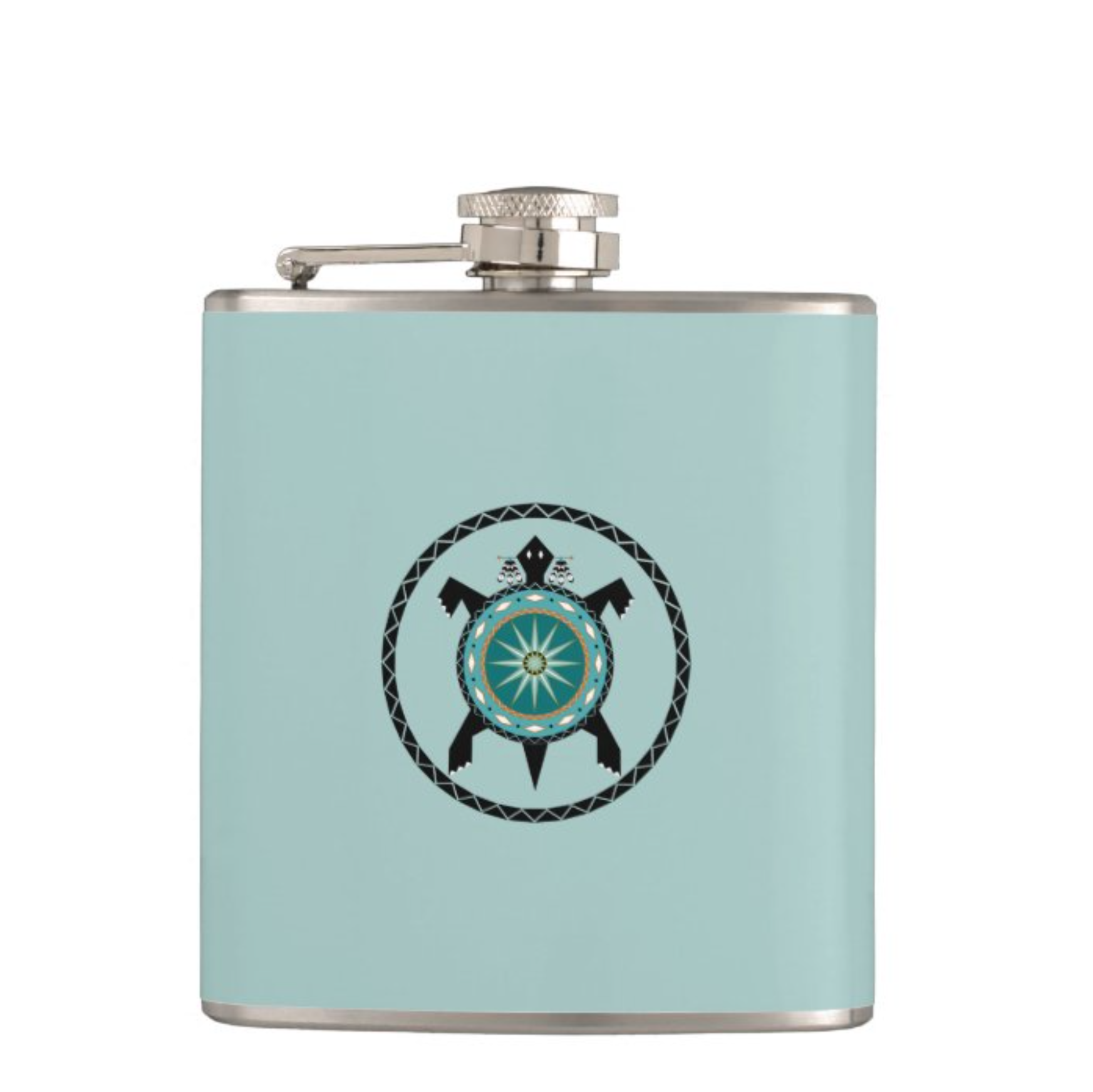 Native Turtle Flask