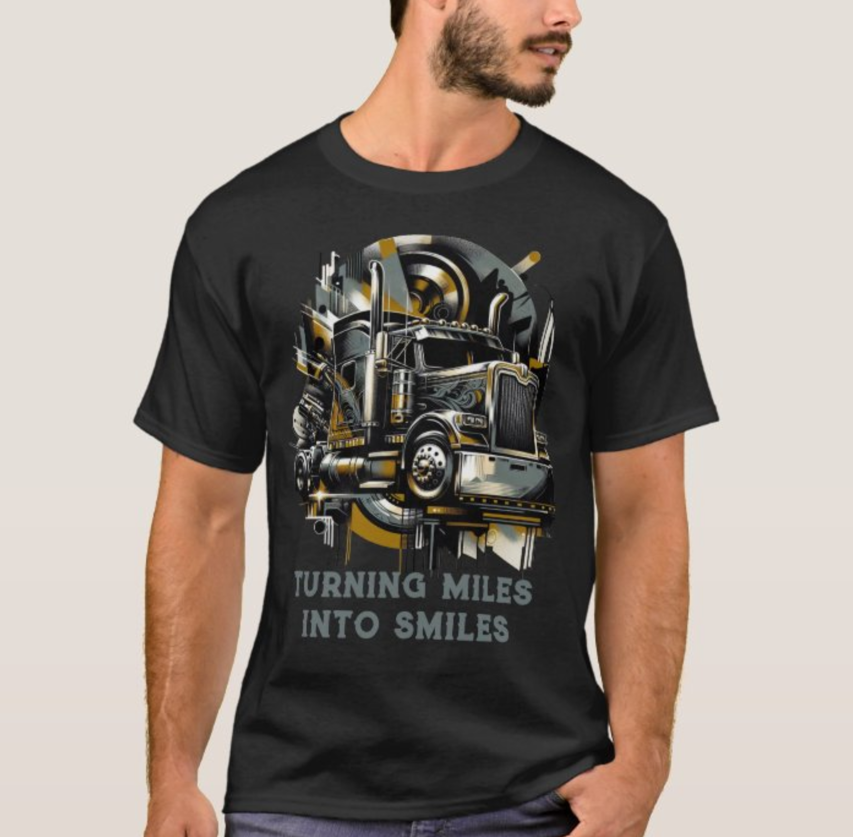 Semi Truck Driver T-Shirt