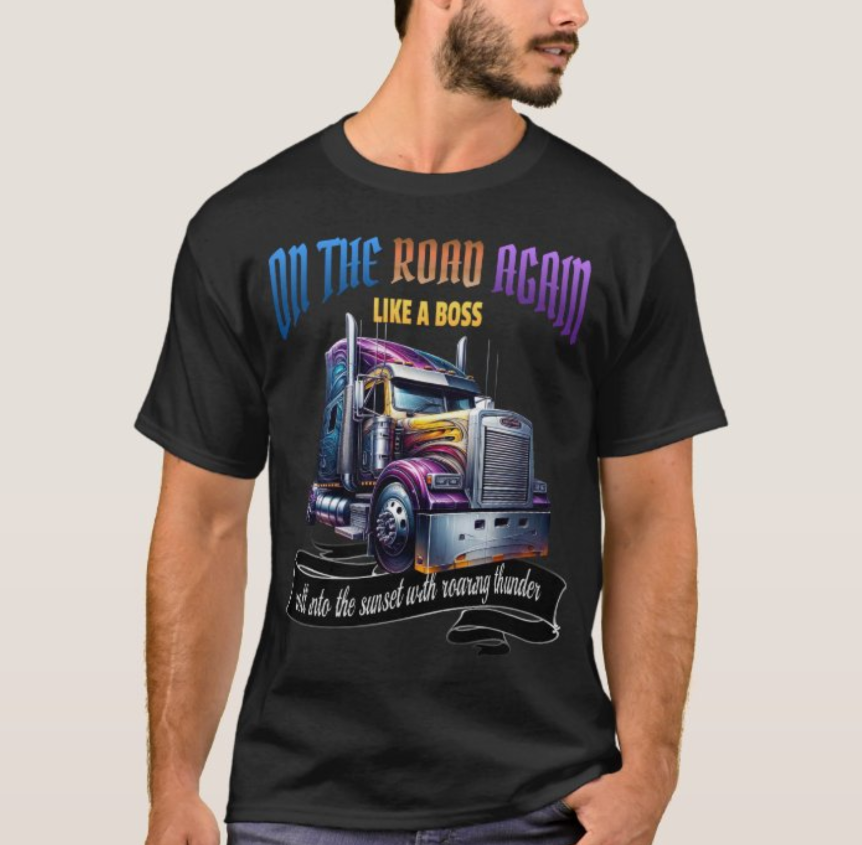 Semi Truck Driver T-Shirt