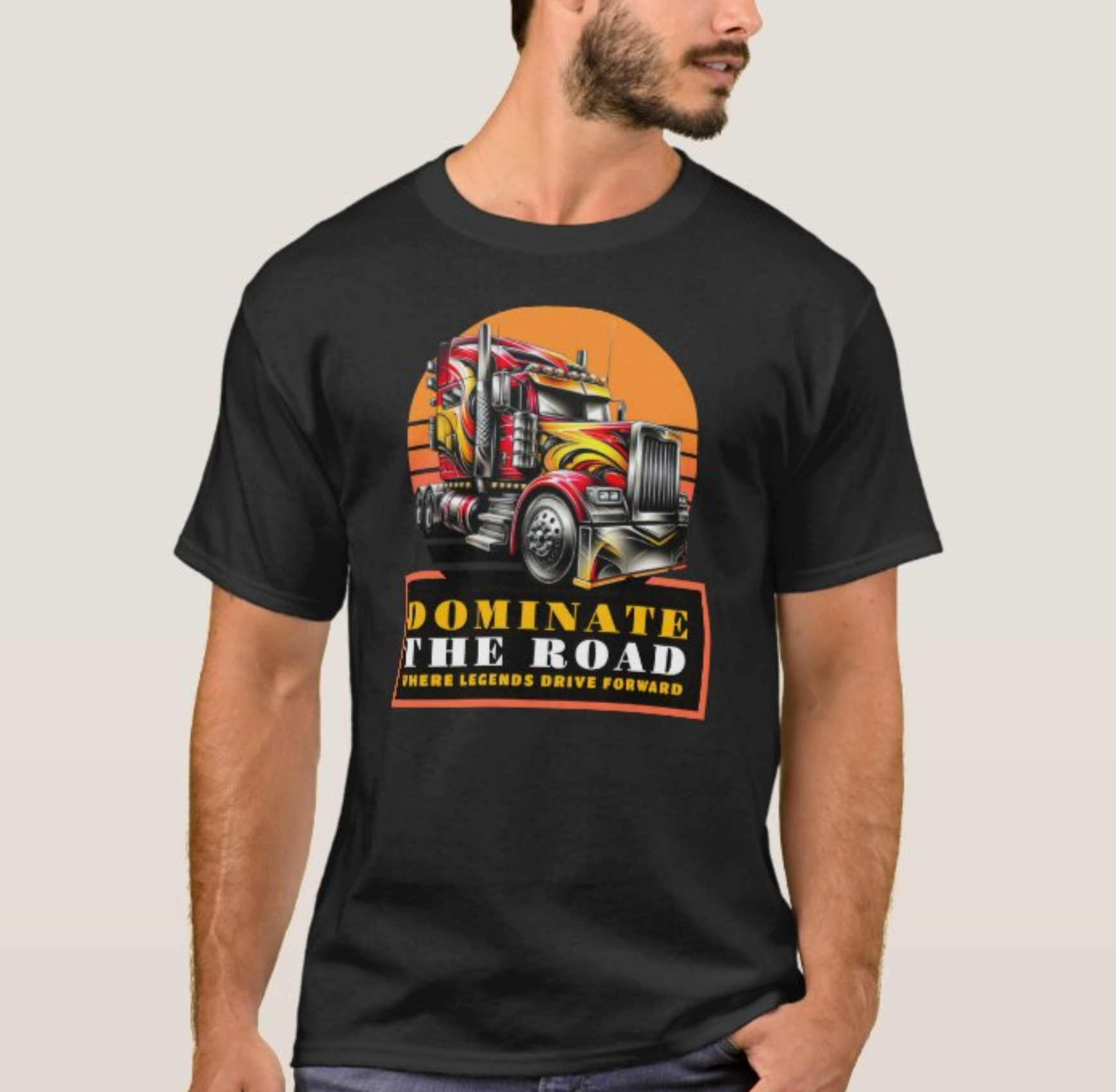 Semi Truck Driver T-Shirt