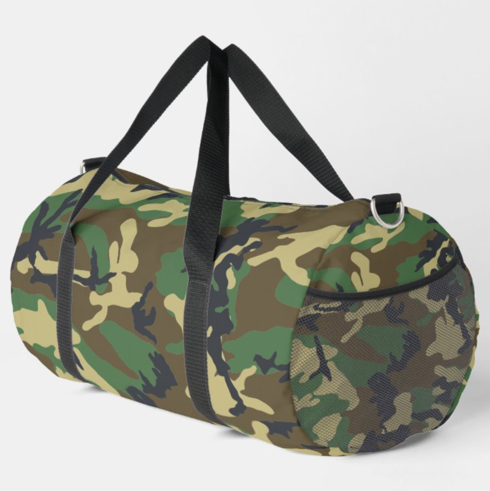 Camo Woodland Duffle Bag