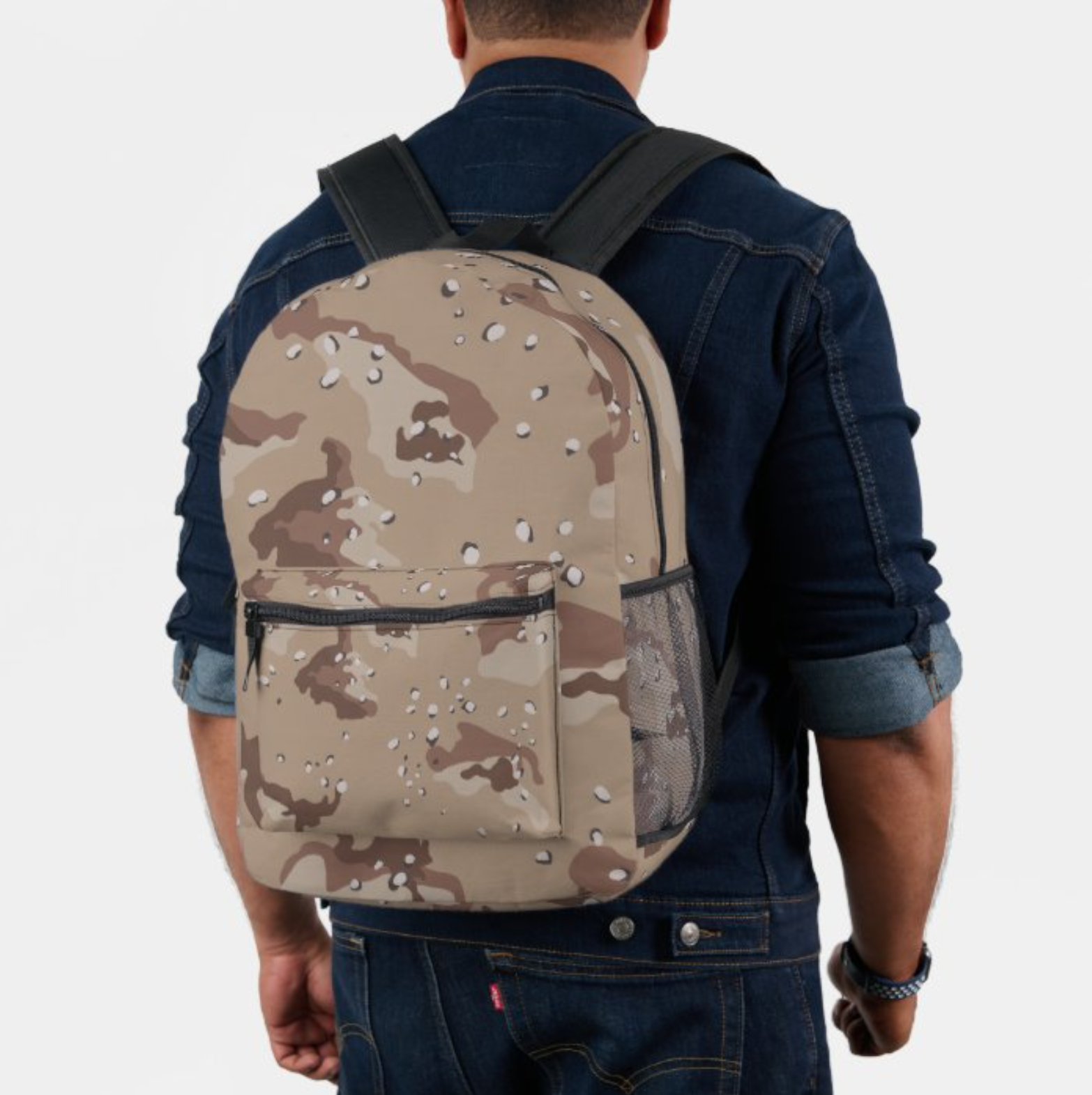 Desert Camo Printed Backpack