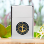 Gold Anchor Zippo Lighter