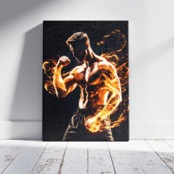 Mixed Martial Arts Fighter Canvas Print