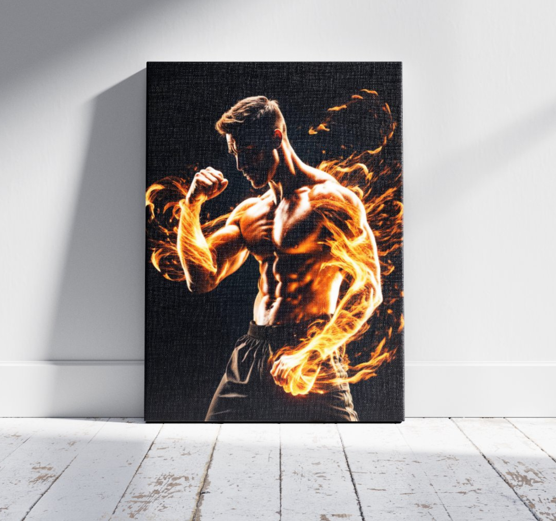 Mixed Martial Arts Fighter Canvas Print