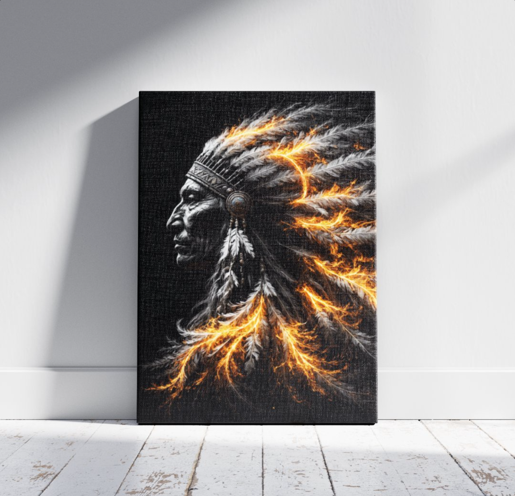 Native American Chief Canvas Print