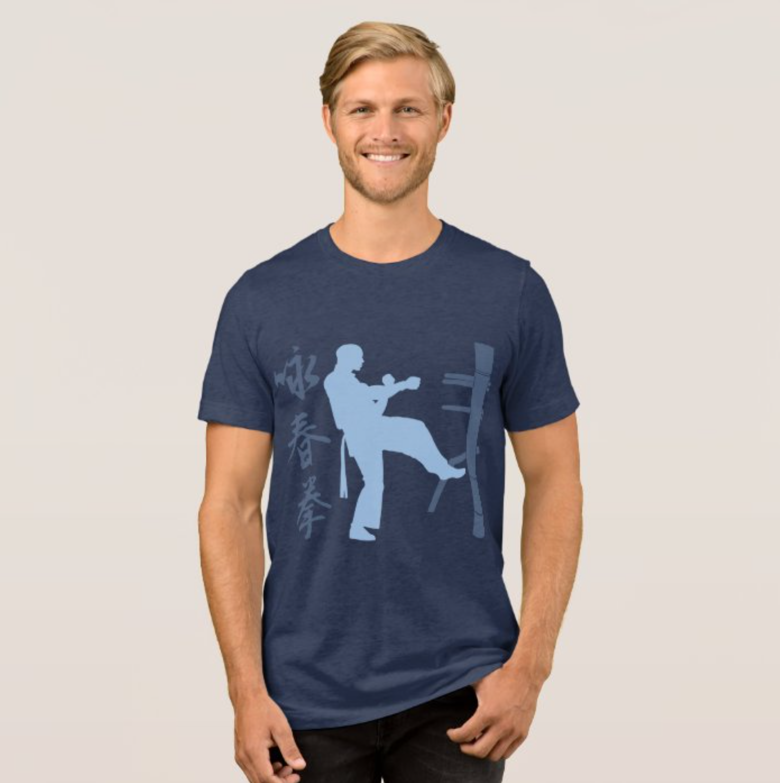 Wing Chun Kung Fu Tri-Blend Shirt