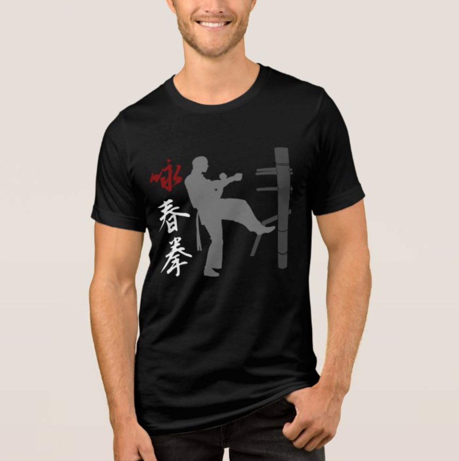 Wing Chun Kung Fu Tri-Blend Shirt