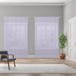 Lavender Wood Grain Sheer Curtains