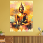 Spiritual Buddha Canvas Print